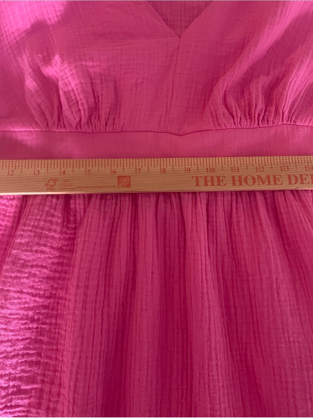 Boden Pink V-Neck Fit-and-Flare Short Sleeve Dress Size 12R - Picture 14 of 16